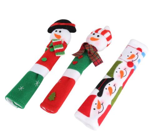 Snowman Kitchen Handle Covers